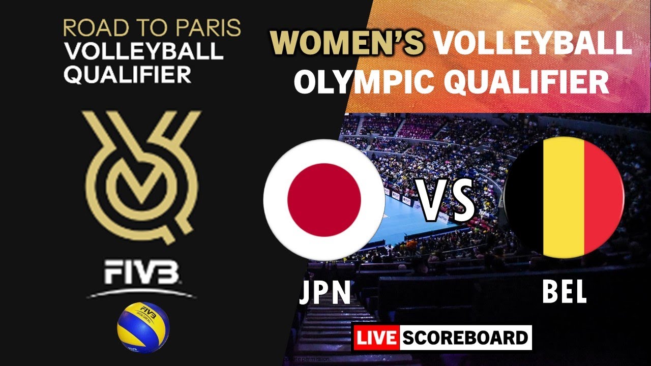 Japan vs Belgium | Women's Volleyball Olympic Qualifier LIVE Scoreboard ...