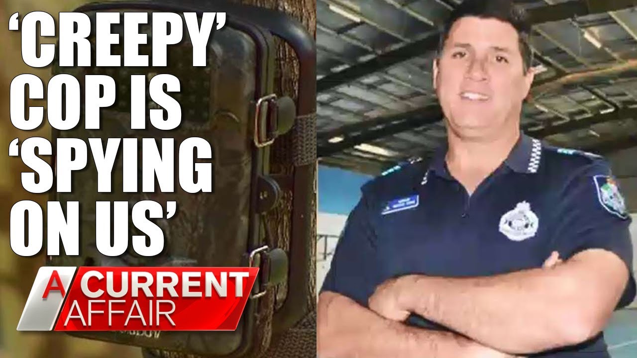 tracy grimshaw 2018 Neighbours claim 'creepy' cop is 'spying on us' | A Current Affair Australia