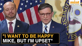 US Govt Shutdown Prolongs After Senate Rejects Funding Bill; Mike Johnson Fumes "Don't Wanna Be Mad"