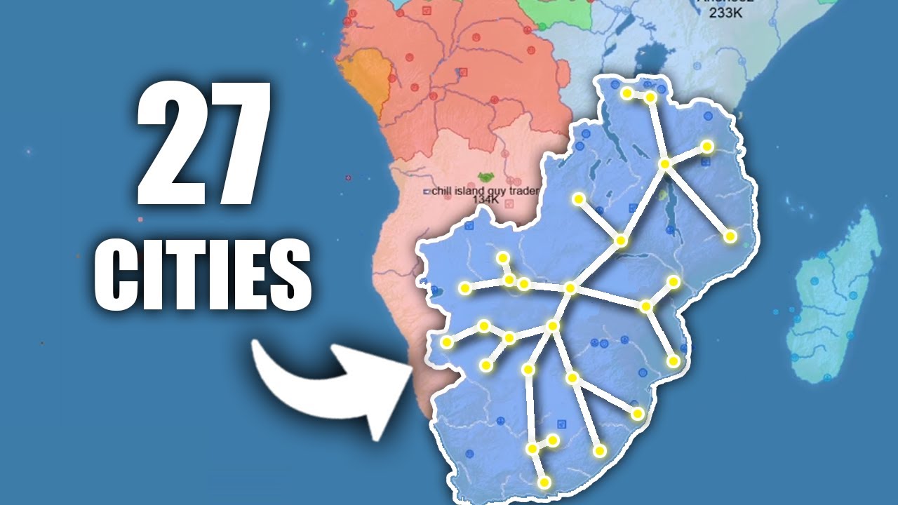 Open Front Maps I built the MOST URBANIZED country on this map! | OpenFront.io - YouTube