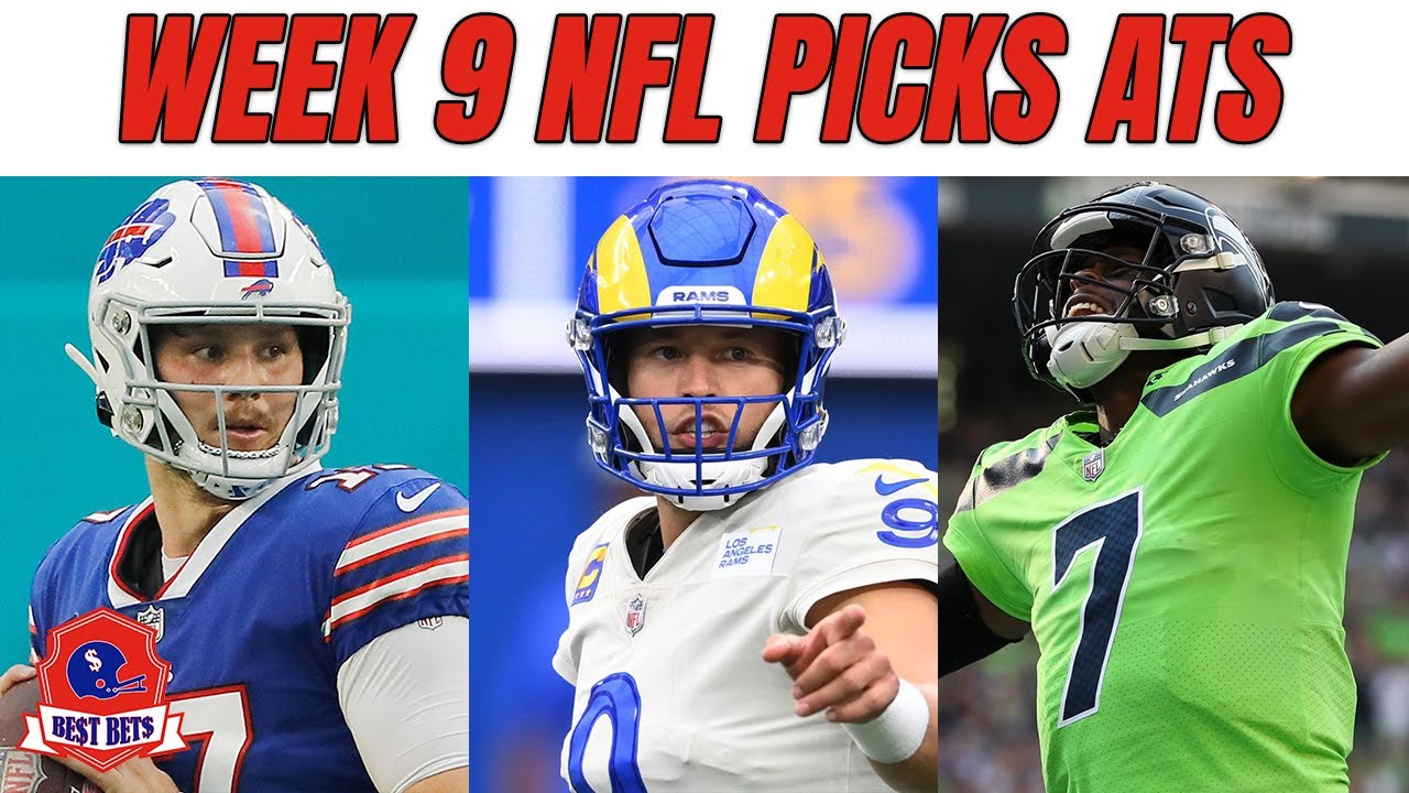 NFL Week 9 Predictions & Picks ATS Best Bets YouTube