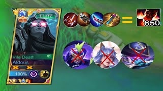 CARRYING MY TEAM ! ALDOUS BEST BUILD2024 , MOBILE LEGENDS NEW SEASON