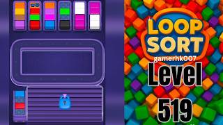 Loop Sort Level 519 Super Hard level Walkthrough Solution 