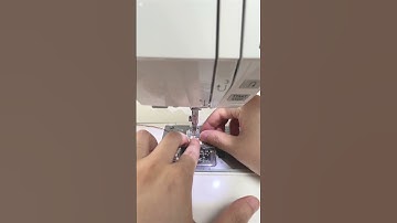 How to sew buttons with your sewing machine! 🧵 #sewingtutorial #sewingtips #button