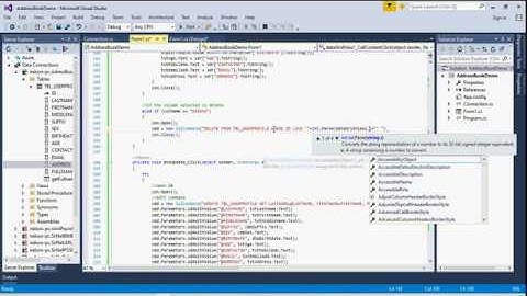 Part 5 - Address Book Delete Contact using c#.net and SQL Server