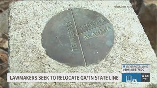 Lawmakers seek to relocate Georgia-Tennessee state line