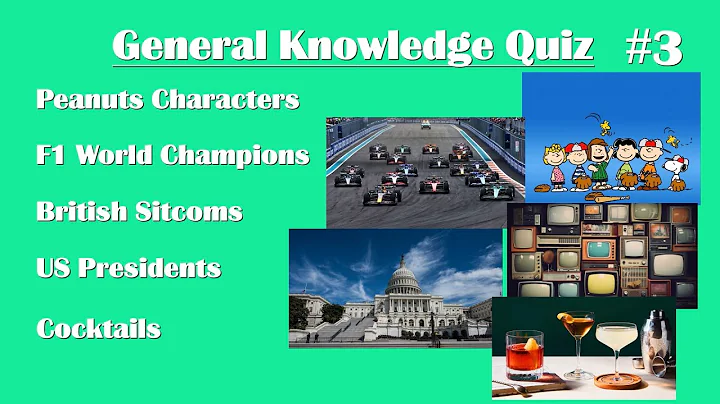 Trivia Quiz 3 - 50 Questions - Peanuts / Formula One / British Sitcoms / US Presidents / Cocktails