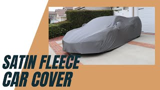Satin Fleece Car Cover Mustang Corvette 2024 Custom Fit California Car Cover