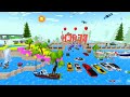 Tsunami warning in school partycraft ,,chaos in the city