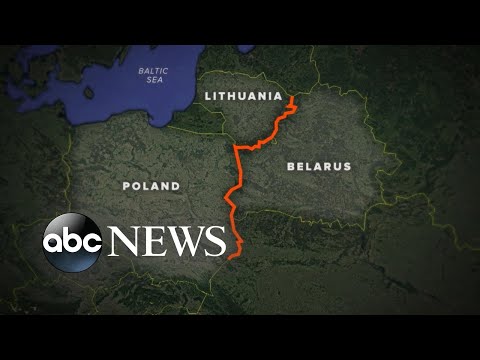 Humanitarian crisis brewing near the border of Belarus and Poland.