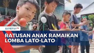 Serunya Ratusan Anak Ramaikan Lomba Lato-Lato di Samarinda