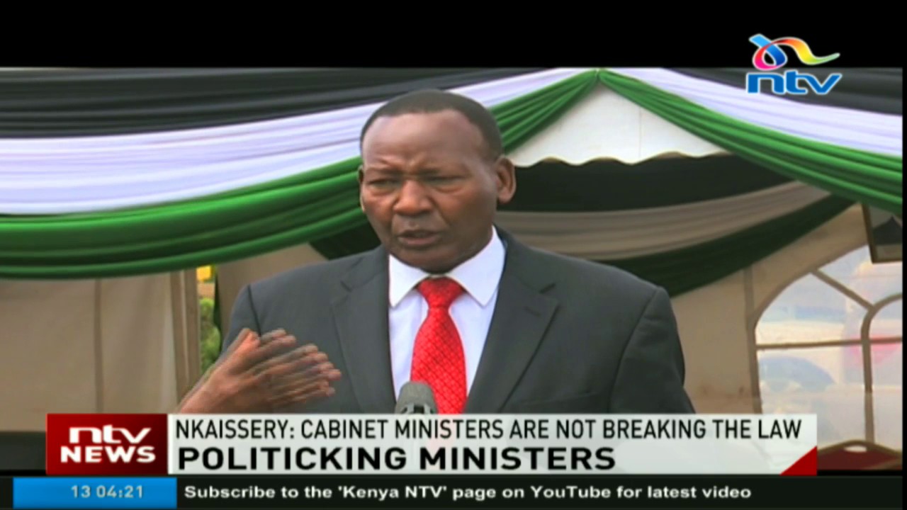 Nkaissery Cabinet Ministers Are Not Breaking The Law Youtube