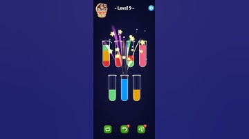 Sort Water Puzzle 2 - Color Liquid Sorting Game  - Levels 1-20  #gaming #short #puzzle