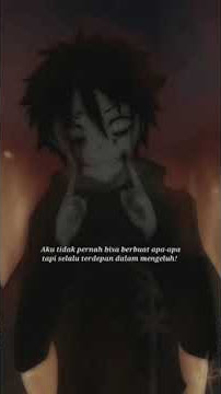 Story wa sad versi anime😭 (menyalahkan diri sendiri)