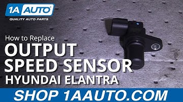 How to Replace Output Speed Sensor 00-07 Hyundai Elantra