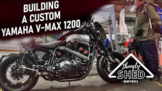 TIME LAPSE BUILDING A CUSTOM VMAX 1200  Shoogly Shed Motors Episode 106