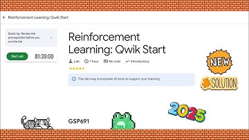 Reinforcement Learning: Qwik Start ●GSP691 June-2024 #qwiklabs #arcade #gcp #googlecloud [New Game]🚀