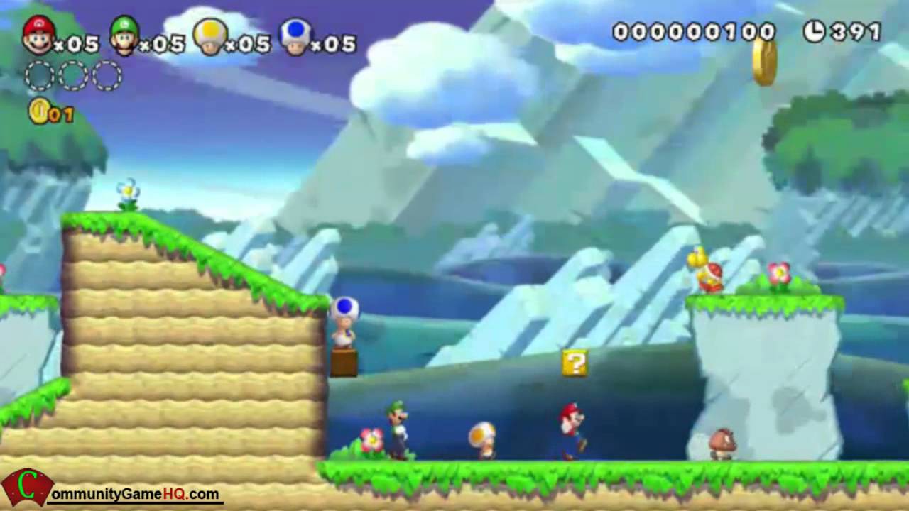 new super mario bros u 2012