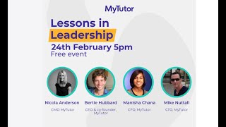 Lessons in Leadership from our senior leadership team | MyTutor screenshot 5