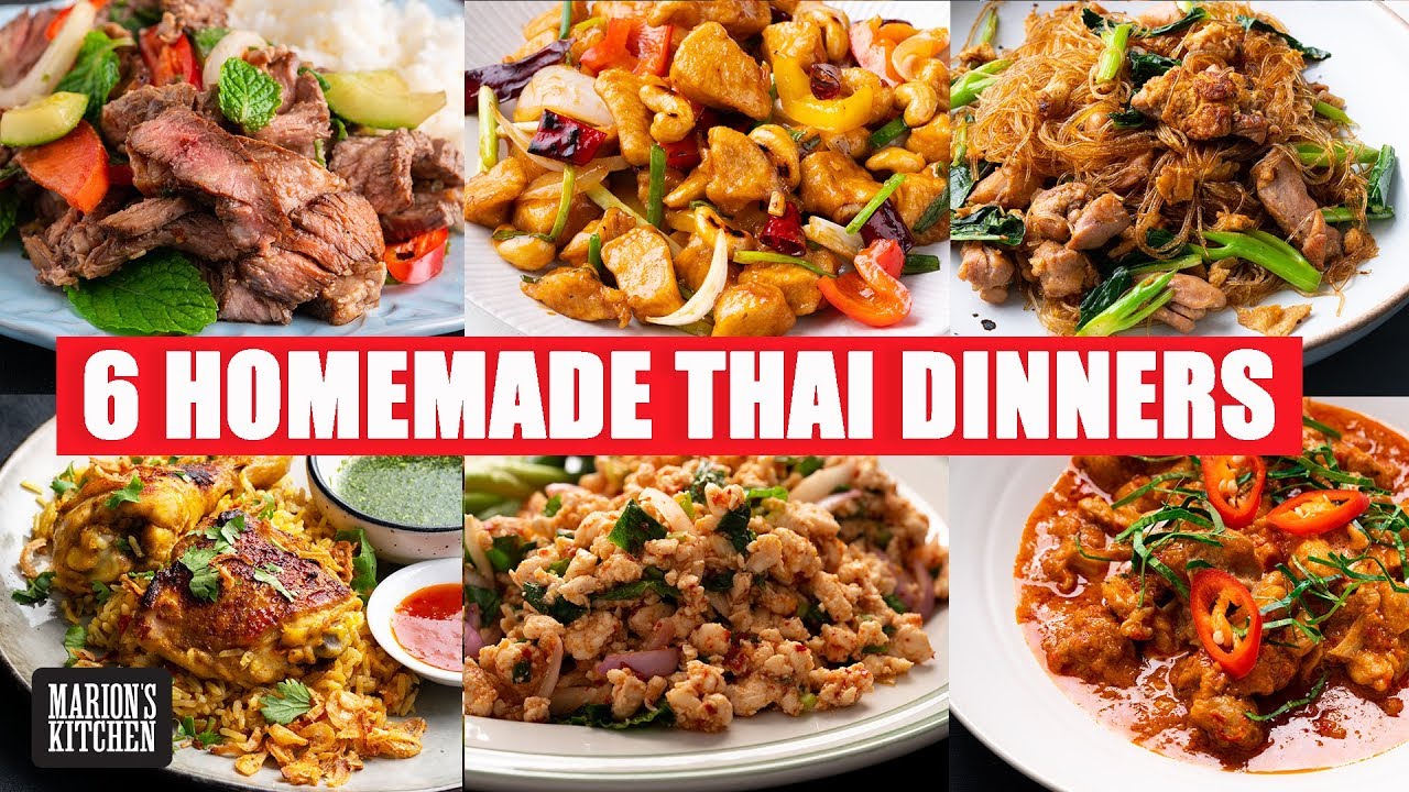 ⁣6 Thai Dinners You Can Make At Home | Quarantine Cooking | #StayHome #WithMe | Marion's Kitchen
