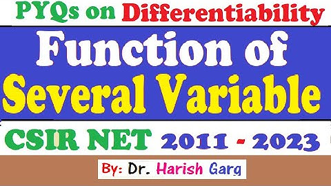 PYQs on Function of Several Variables|Short Cut tricks | CSIR NET 2011 to 2023