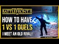 Battlefront 2 | How To Have 1 vs 1 Lightsaber Duels | Star Wars Battlefront 2 Gameplay