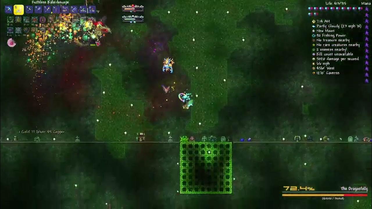 Calamity Mod Summoner: Dragonfolly Boss Fight (MASTER + DEATH + FOR THE