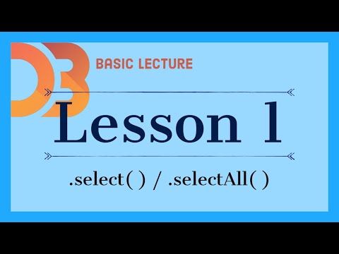 D3js Lesson 1