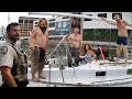 Police Bust  Floating Homeless Encampment For Partying Too Hard