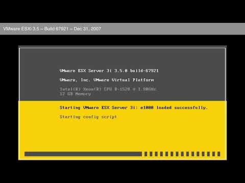VMware ESXi 3.5 Install