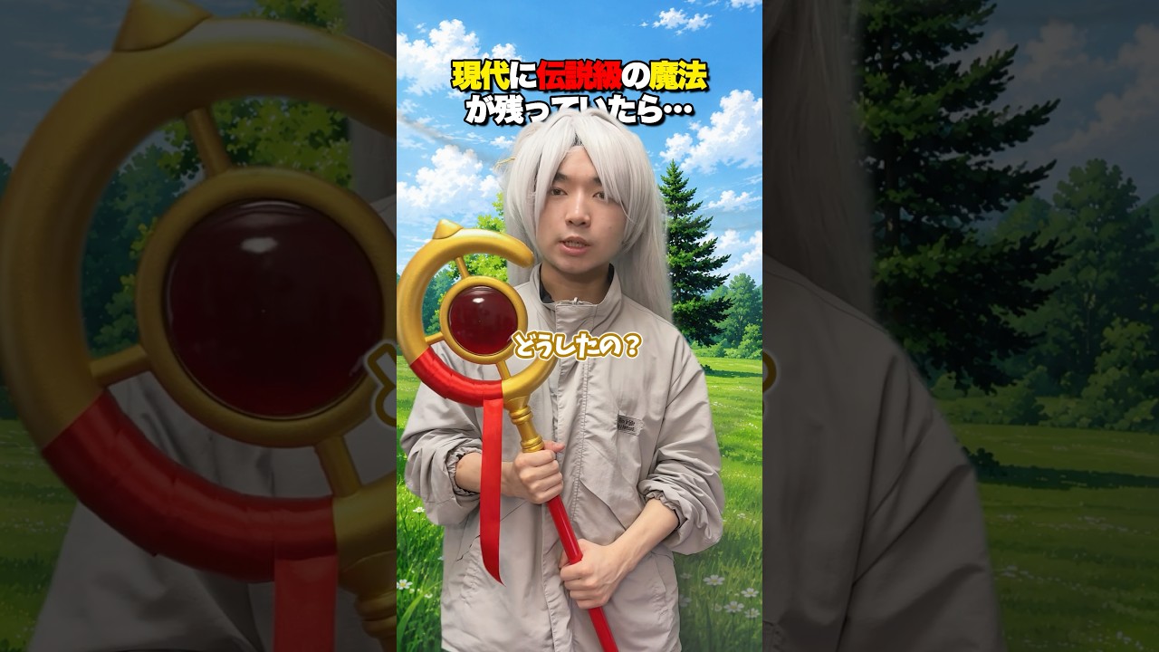 この魔法…みんなは欲しい？#演劇 #アニメあるある #葬送のフリーレン #オマージュ #二次創作