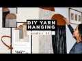 DIY Yarn Wall Hanging 2020 // Pinterest Decor Project