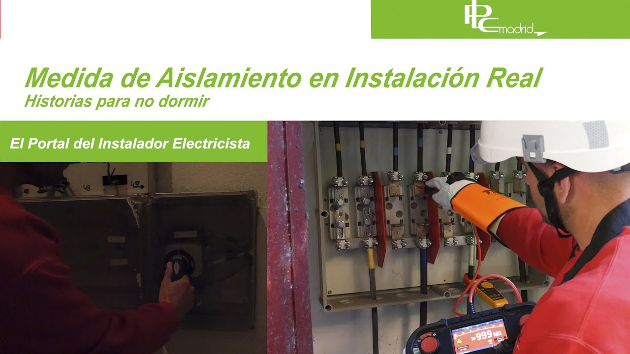 Medida de aislamiento en una Línea General de Alimentación (LGA)