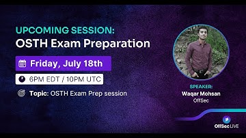 OffSec Live: OSTH Exam Preparation