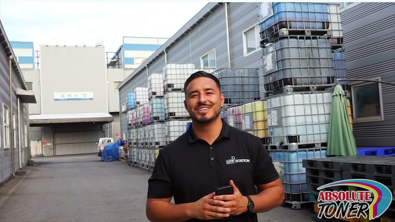 Как чернила для принтера Color Prime Chroma DTF изготавливаются на станции DTF для идеальной DTF-...