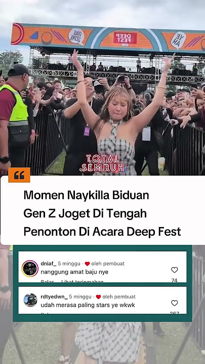 Netizen salfok sama baju naykilla, biduan gen Z saat joget