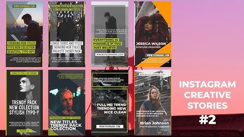 Instagram Creative Stories #2 Premiere Pro Templates