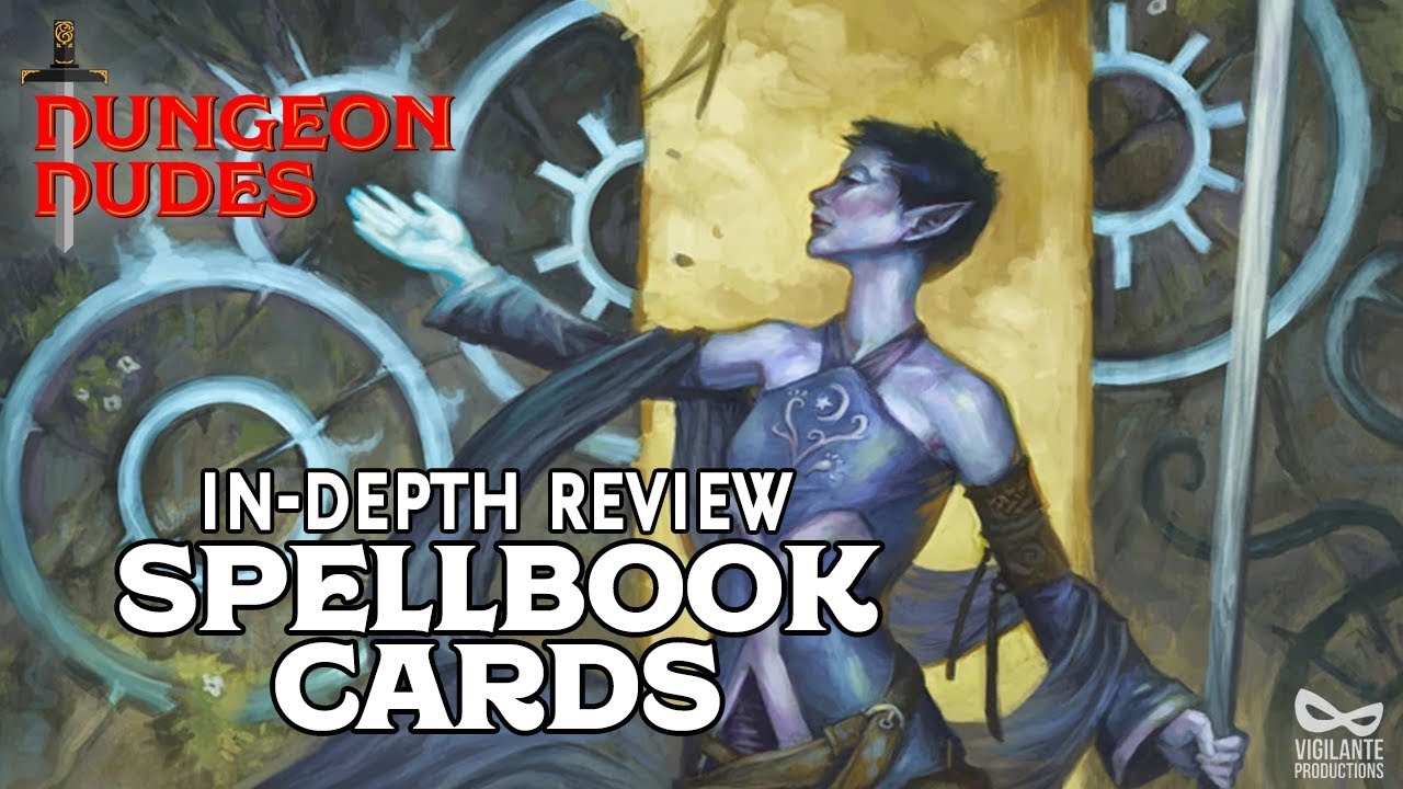 spell book cards review for dungeons and dragons 5e youtube