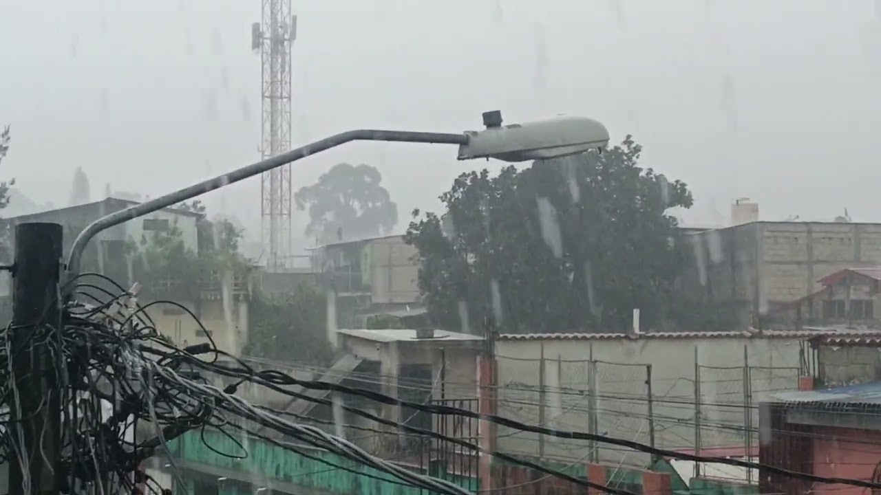 Tarde lluviosa de este días jueves bendiciones.