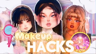 REALISTIC MAKEUP IN DRESS TO IMPRESS?! MAKEUP HACKS screenshot 5