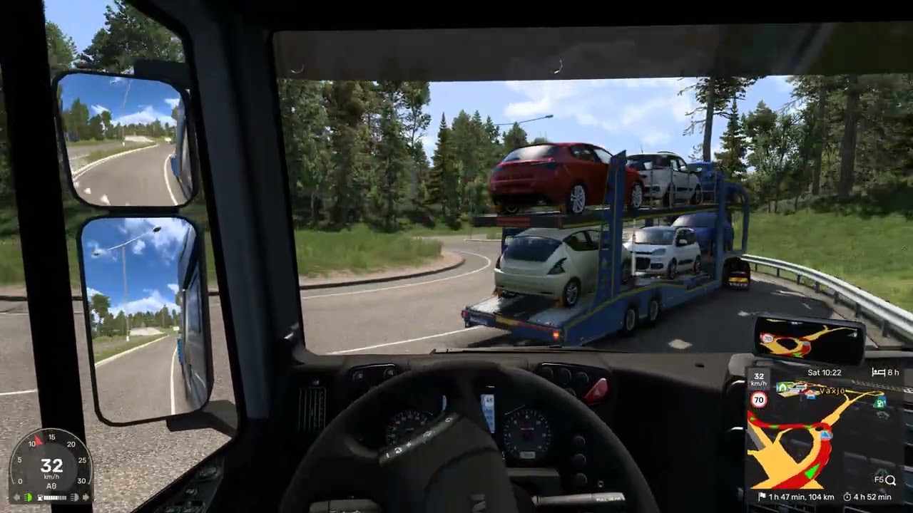 Euro Truck Simulator 2 Delivery empty spool across Sweden (1 t) №5