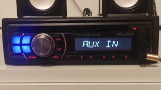 Демонстрация работоспособности Alpine CDE-100EUB