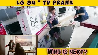 Ultra Reality:  - LG Tv 84 inch  Meteor Prank / With Hidden Camera