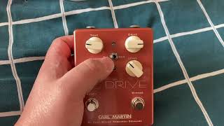 Carl Martin DC-Drive Overdrive Pedal (Like and Subscribe Mad