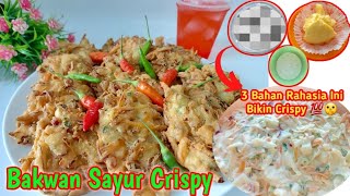 Resep Bakwan Sayur Renyah Dan Garing  Cara Masak Bakwan Sayur  Resep Bakwan Sayur Untuk Jualan 