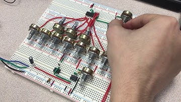 4017 and 555 sequencer launchpad synthesizer