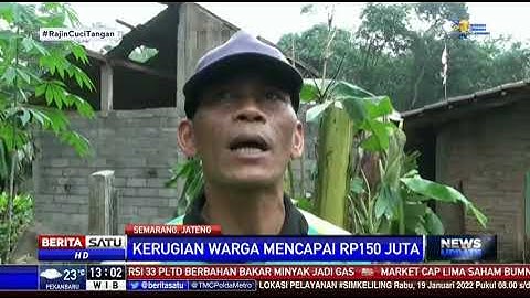 Seorang Warga Terluka dan Puluhan Rumah di Getasan Rusak Diterjang Angin Kencang