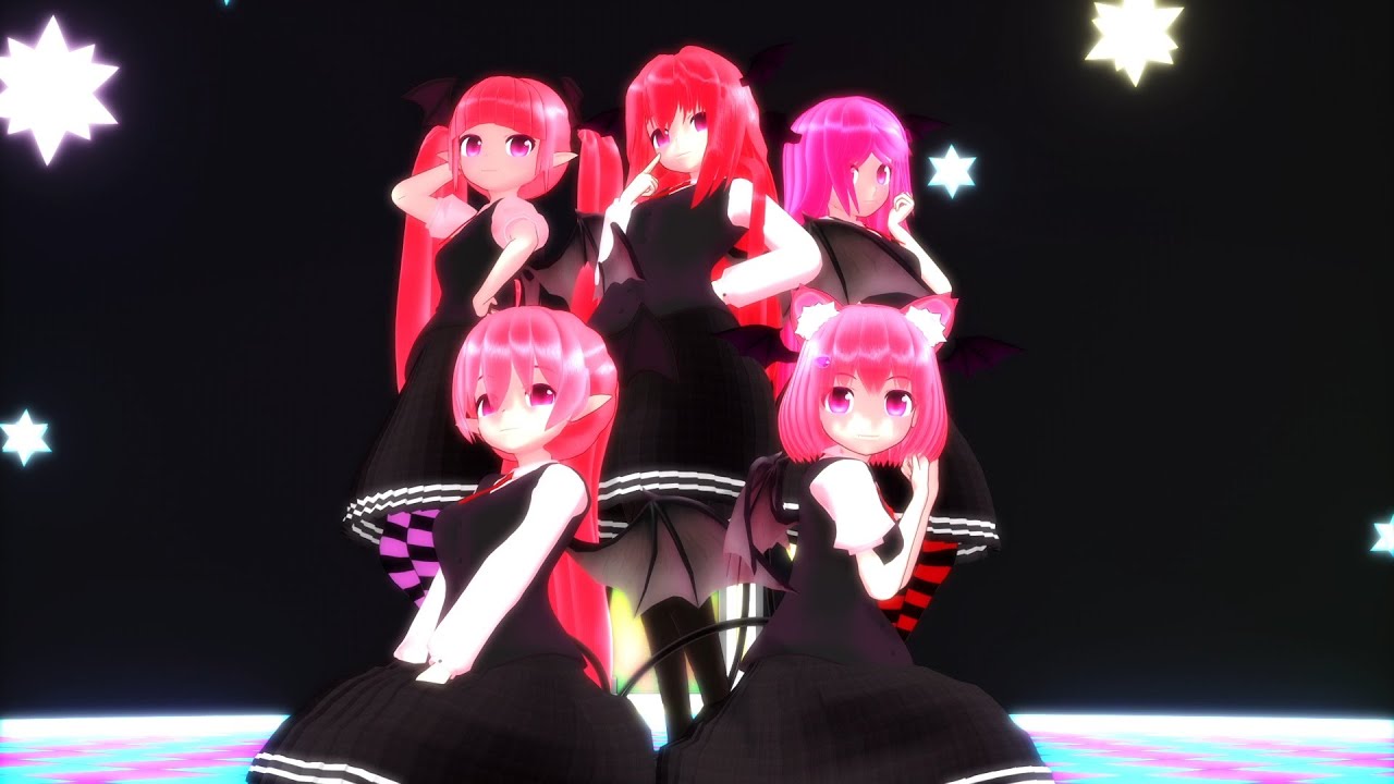 【東方MMD／モデル配布】小悪魔特戦隊で気まぐれメルシィ！