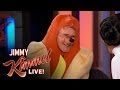 Harrison Ford Talks About "Star Wars: The Force Awakens” in a Hotdog Costume