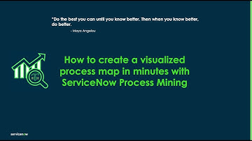 How to create a visualized process map in minutes with ServiceNow Process Mining - Washington